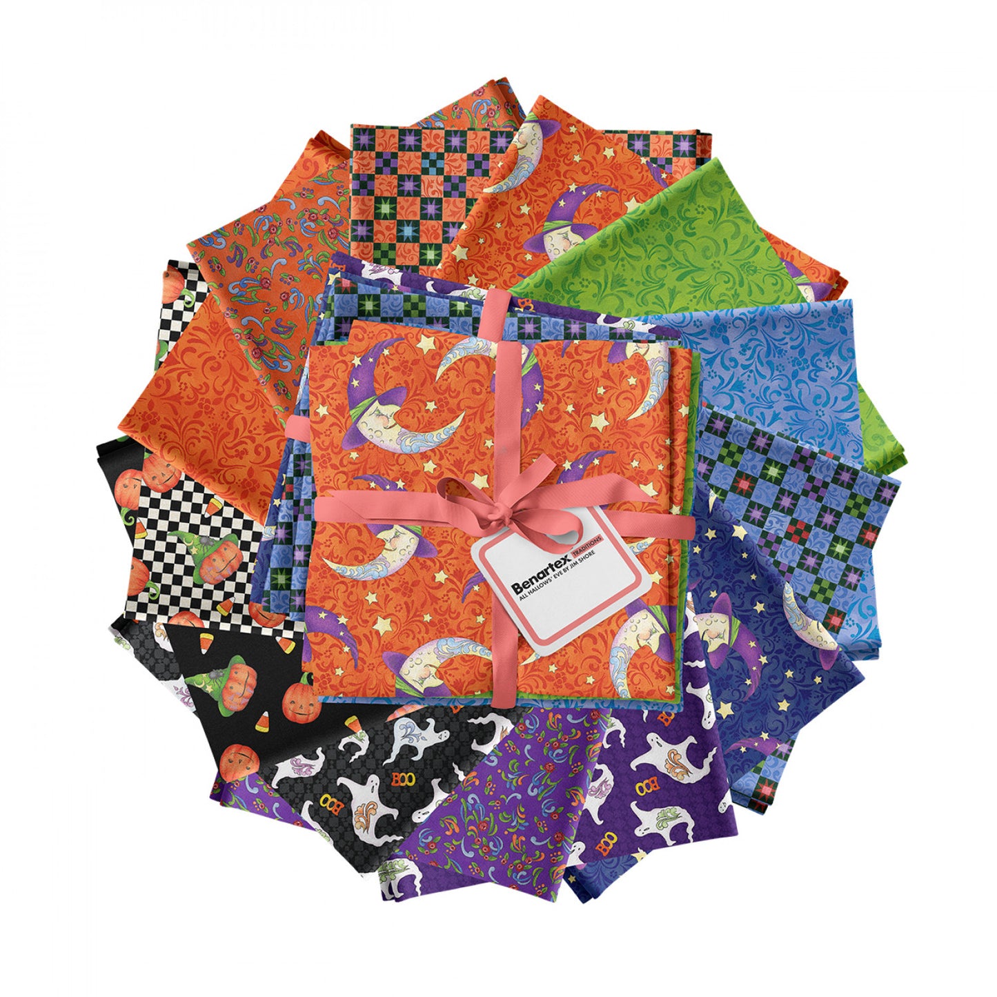 All Hallows Eve by Jim Shore 13 pc Fat Quarter Bundle - Special Order (Expected Arrival May 2025)