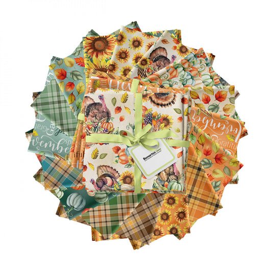 Give Thanks by Nicole DeCamp 17 pc Fat Quarter Bundle - Special Order (Expected Arrival April 2025)