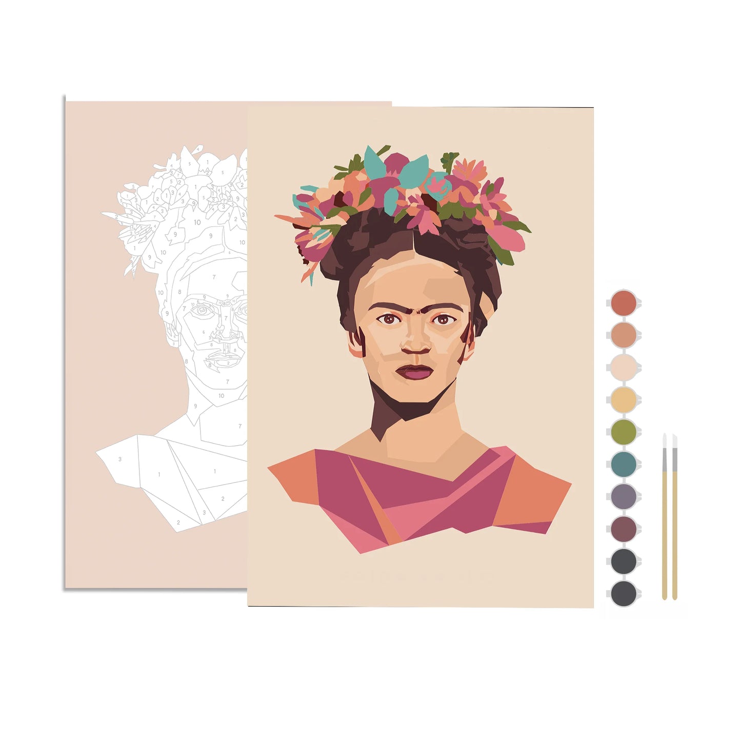 Frida Kahlo Meditative Art Paint By Number Kit