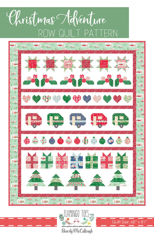 Christmas Adventure Row Quilt # FT-8313 - Special Order (Exp 11/6/24)