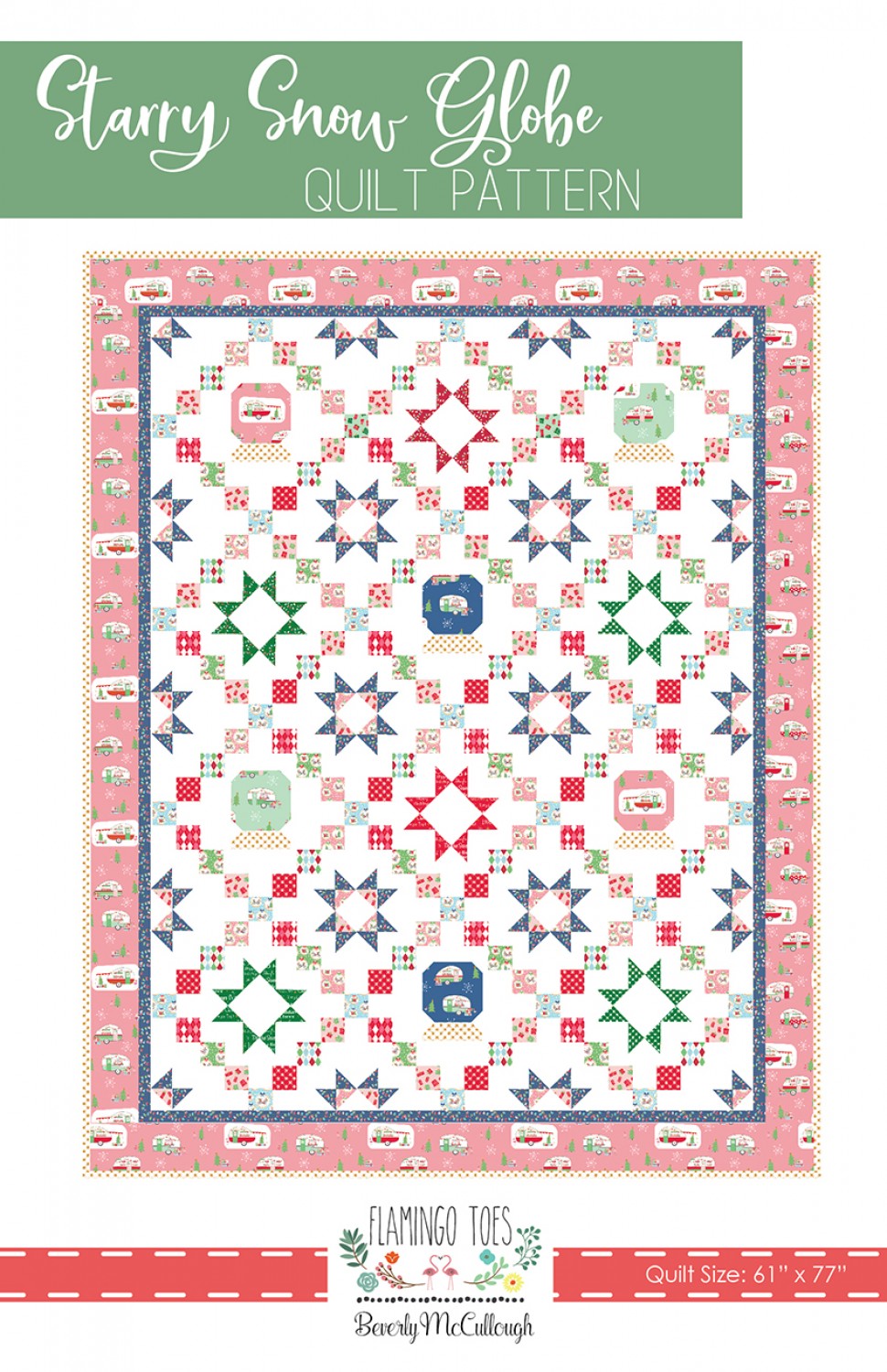 Starry Snowglobe Quilt Pattern # FT-8320 - Special Order