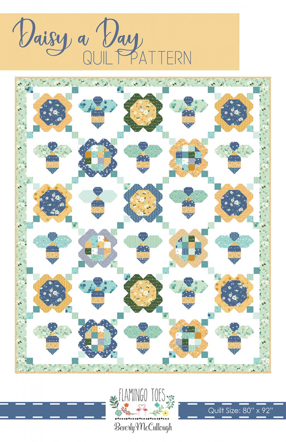 Daisy a Day Quilt Pattern # FT-8757 - Special Order (Exp 11/6/24)