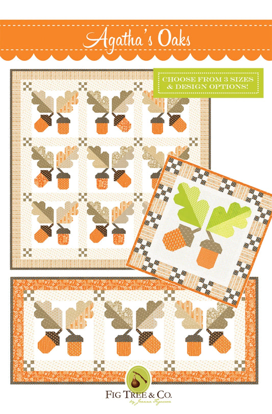 Agatha's Oaks Quilt Pattern by Fig Tree & Co.
