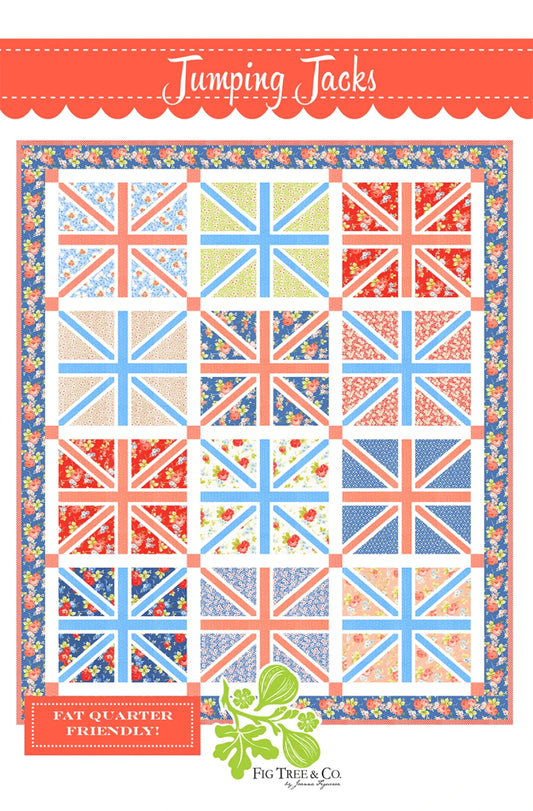 Jumping Jacks Quilt Pattern by Fig Tree & Co.