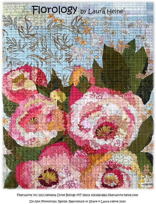 Florology Collage Pattern by Laura Heine # FWLHFLOROLOGY - Special Order