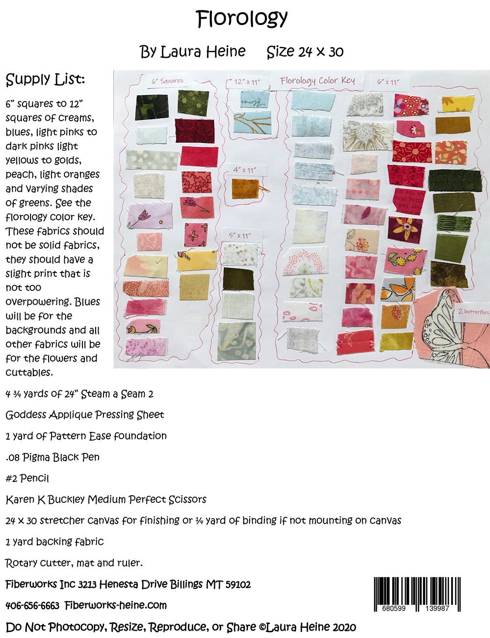 Florology Collage Pattern by Laura Heine # FWLHFLOROLOGY - Special Order