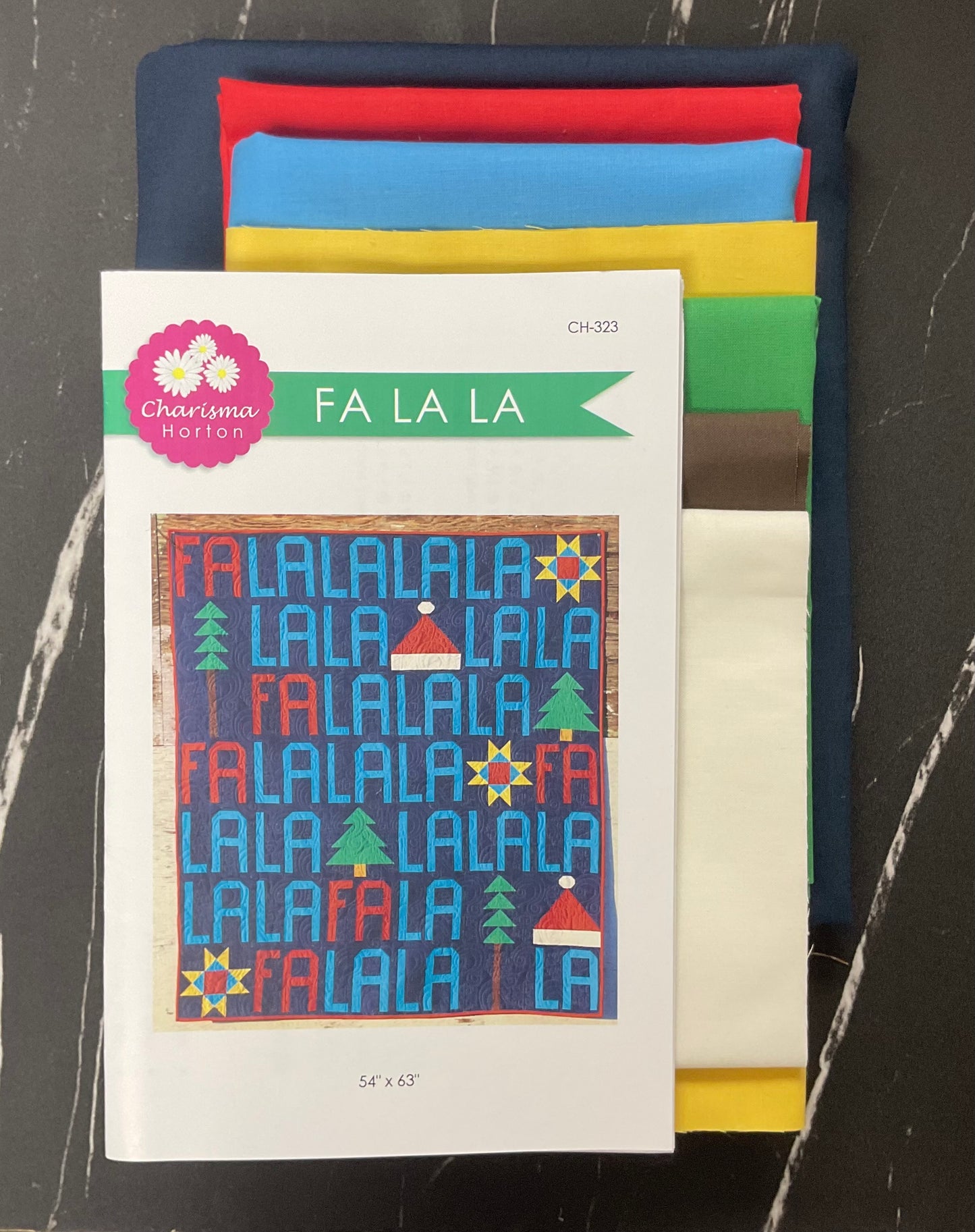 Fa La La Quilt Kit featuring Ruby + Bee Solids