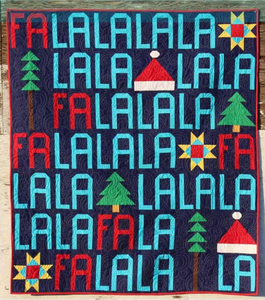 Fa La La Quilt Kit featuring Ruby + Bee Solids