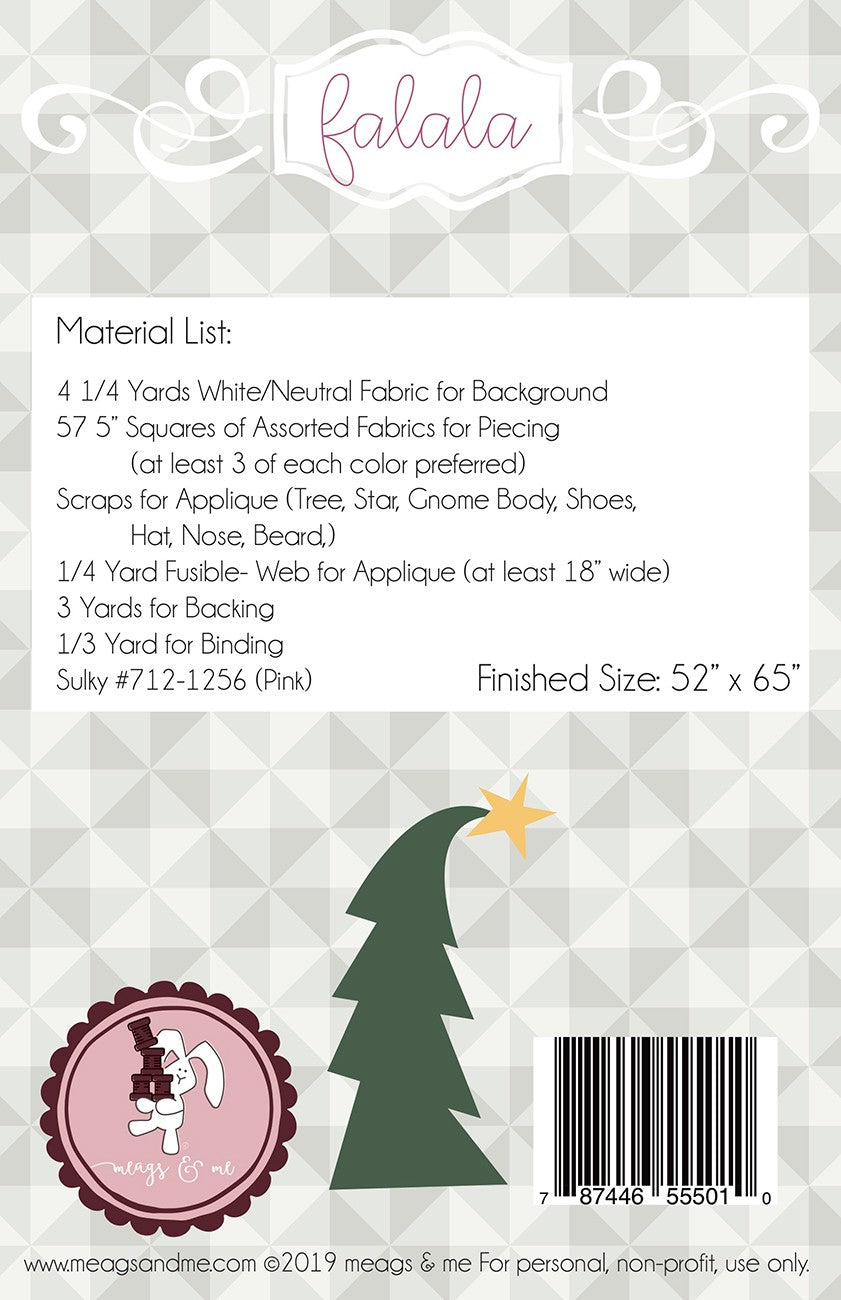 Fa La La Quilt Pattern by Meags & Me- Special Order