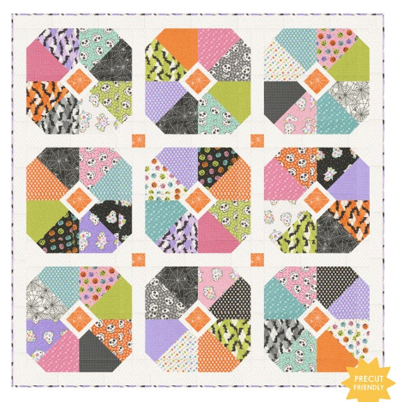 Fab Boo Lous by Me & My Sister Designs : Squared Circles Quilt Kit