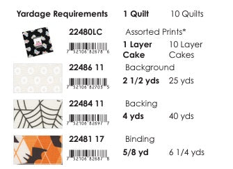 Fab Boo Lous by Me & My Sister Designs : Stacks Quilt Kit