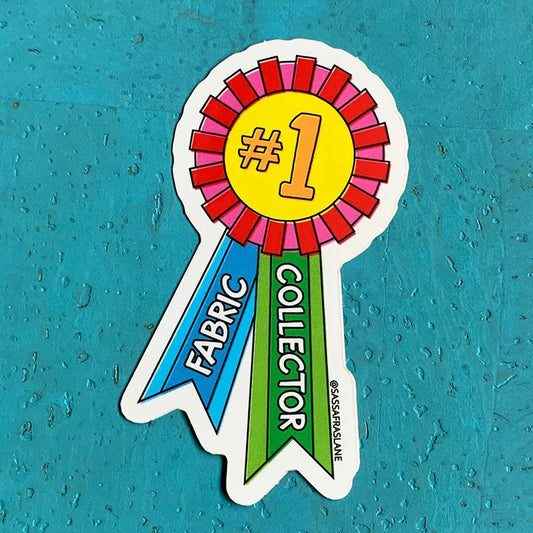Fabric Collector Award Sticker by Sassafras Lane