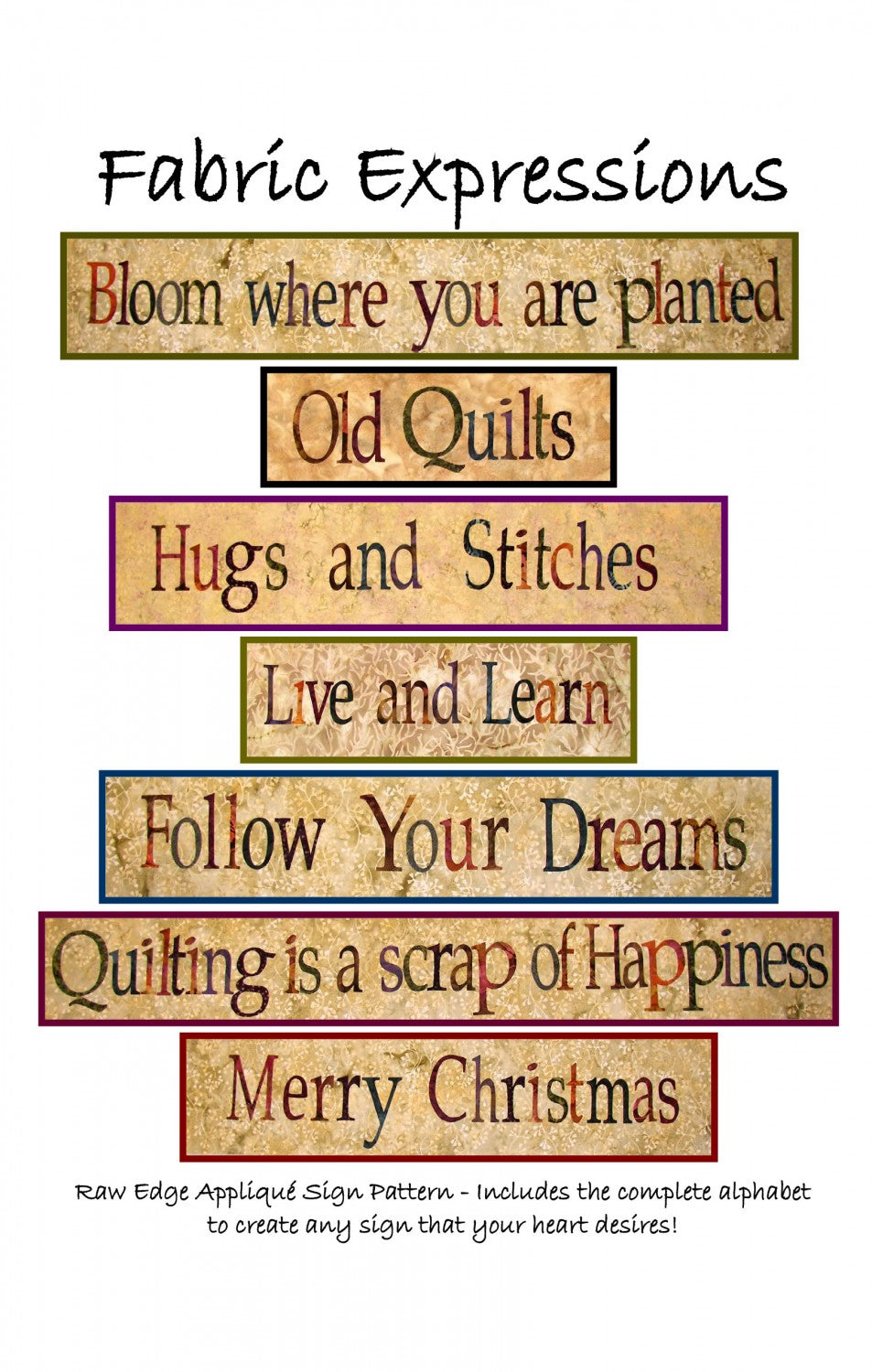 Fabric Expressions # LBQFX01 - Special Order