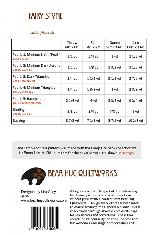 Fairy Stone # BHQ-252 - Special Order