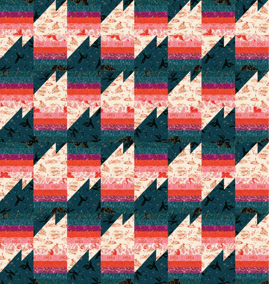 Fireglow by Sarah Watts : Falcon Ridge Quilt Kit