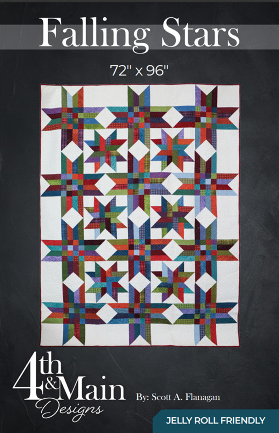 Falling Stars Quilt Pattern by 4th & Main