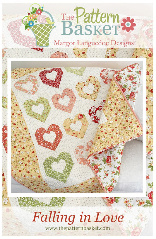 Falling in Love Quilt Pattern by The Pattern Basket