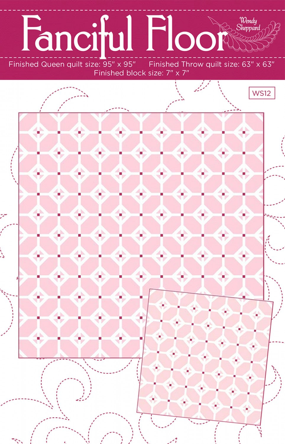 Fanciful Floor Quilt Pattern by Wendy Sheppard
