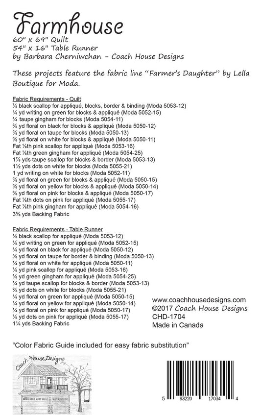 Farmhouse # CHD-1704 - Special Order