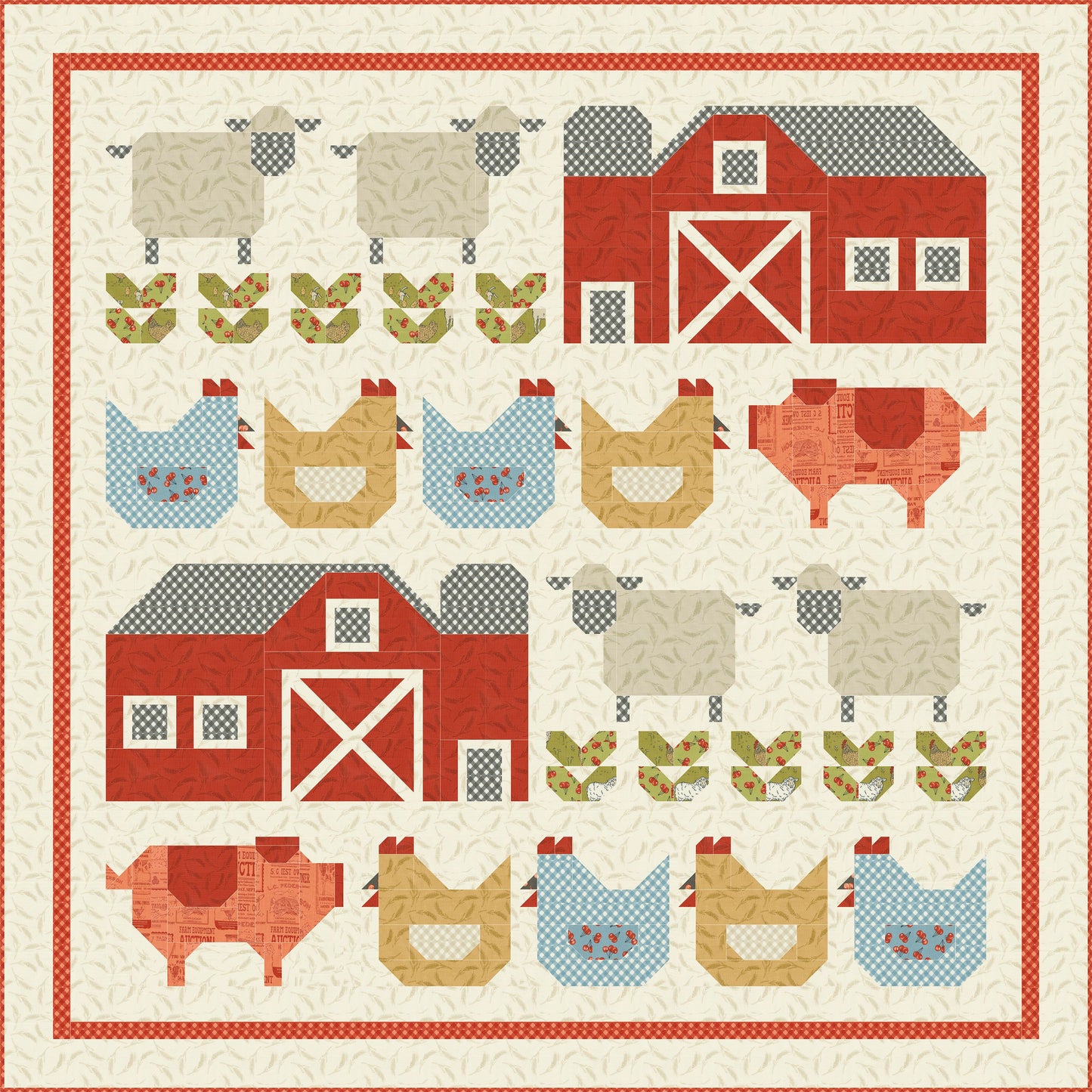 Farmstead by Stacy Iest Hsu - My Little Farm Quilt Kit