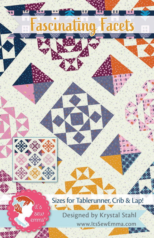 Fascinating Facets Quilt by It’s Sew Emma
