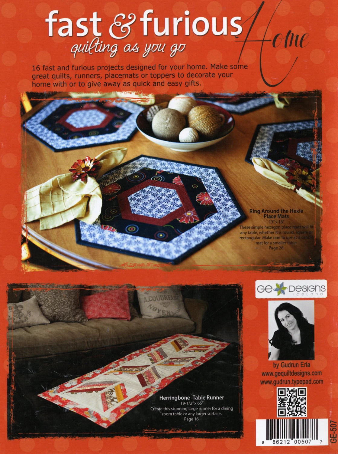 Fast & Furious Home Quilt Pattern Book by GE Designs