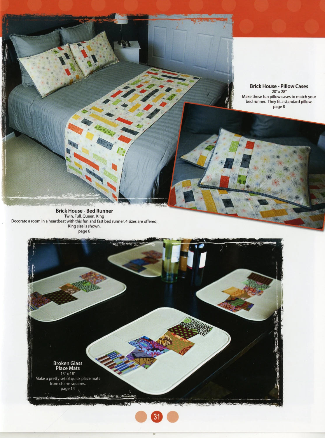Fast & Furious Home Quilt Pattern Book by GE Designs