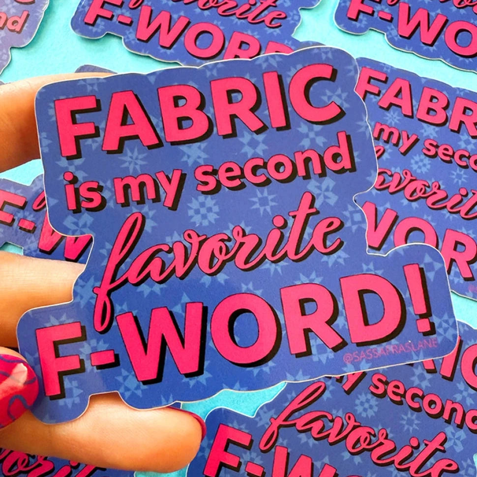 Favorite F-Word Sticker by Sassafras Lane