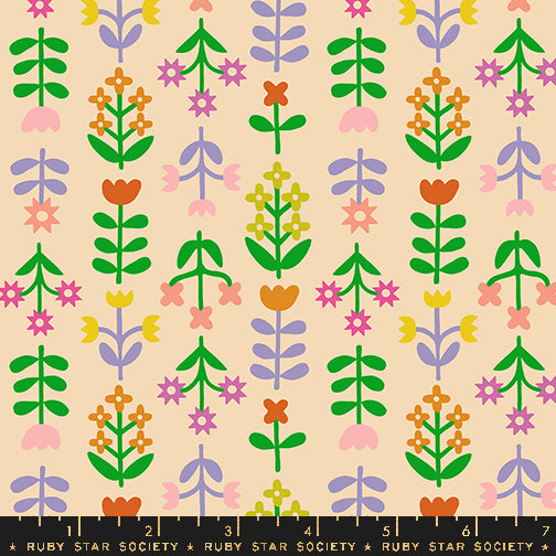 Favorite Flowers by Ruby Star Collaborative : Meadow Vintage Paper RS5147 12