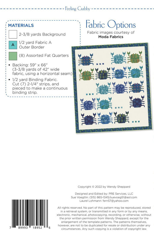 Feeling Crabby # WS52 - Special Order