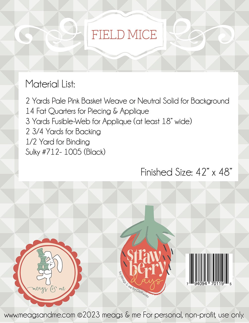 Field Mice # MAMP173 - Special Order