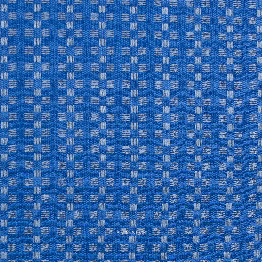 Fine & Dandy by Fableism : Basket Weave Bright Blue FND-09-BSK-BRIGHT-BLUE