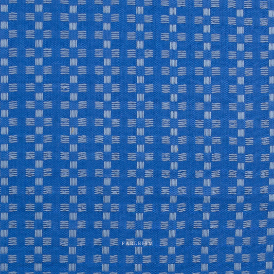 Fine & Dandy by Fableism : Basket Weave Bright Blue FND-09-BSK-BRIGHT-BLUE
