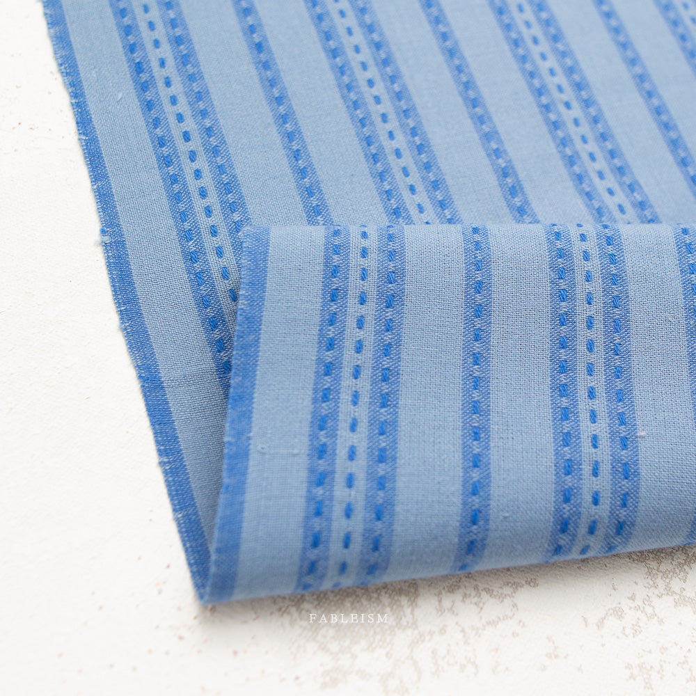 Fine & Dandy by Fableism : Stitch Stripe Blue FND-10-SSP-BLUE