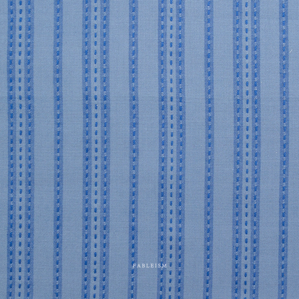 Fine & Dandy by Fableism : Stitch Stripe Blue FND-10-SSP-BLUE