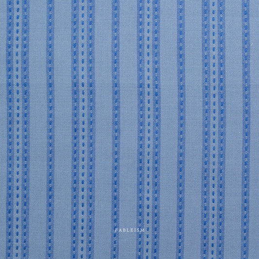 Fine & Dandy by Fableism : Stitch Stripe Blue FND-10-SSP-BLUE