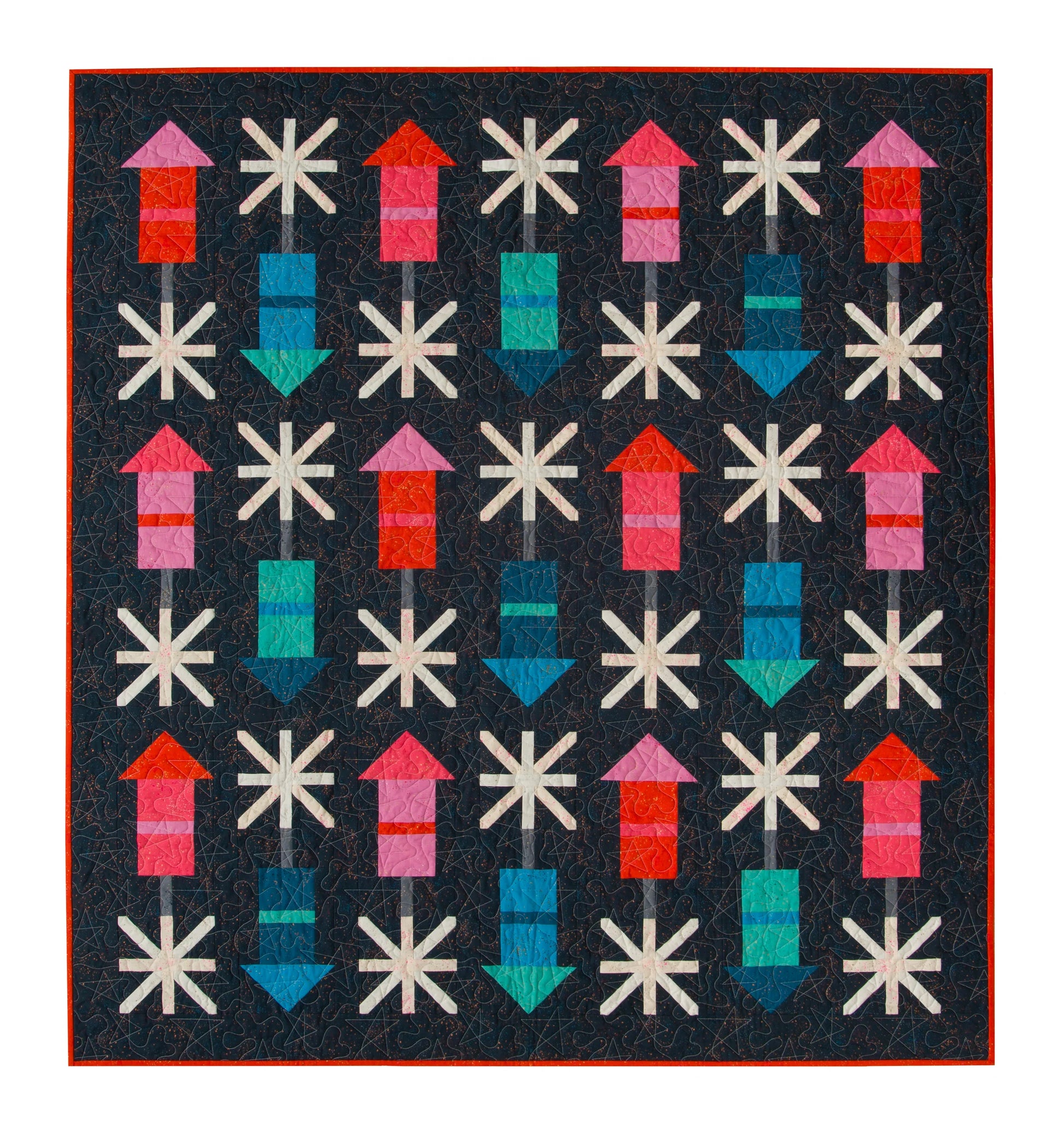 Firecracker Quilt Pattern by Pen + Paper Patterns