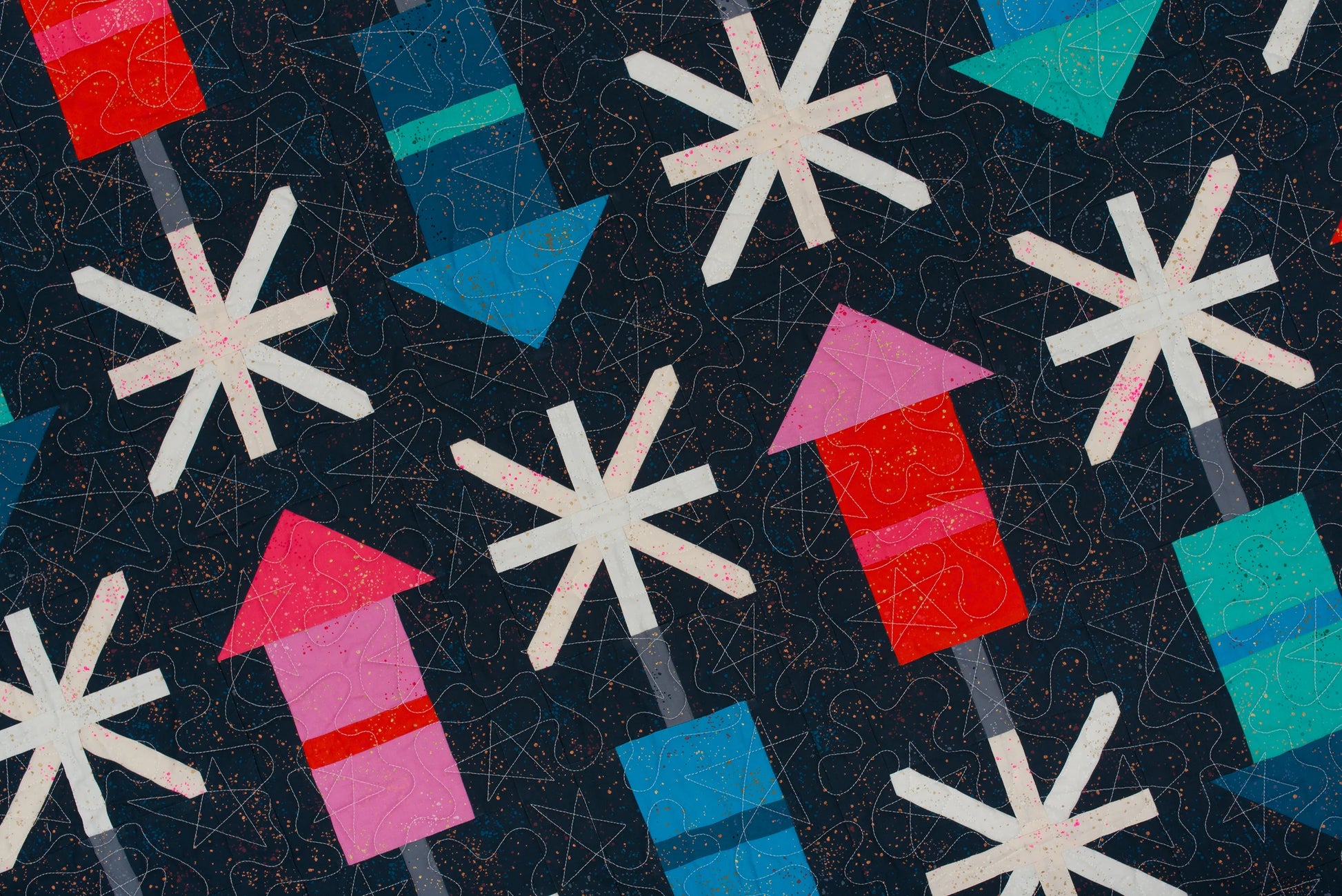Firecracker Quilt Pattern by Pen + Paper Patterns