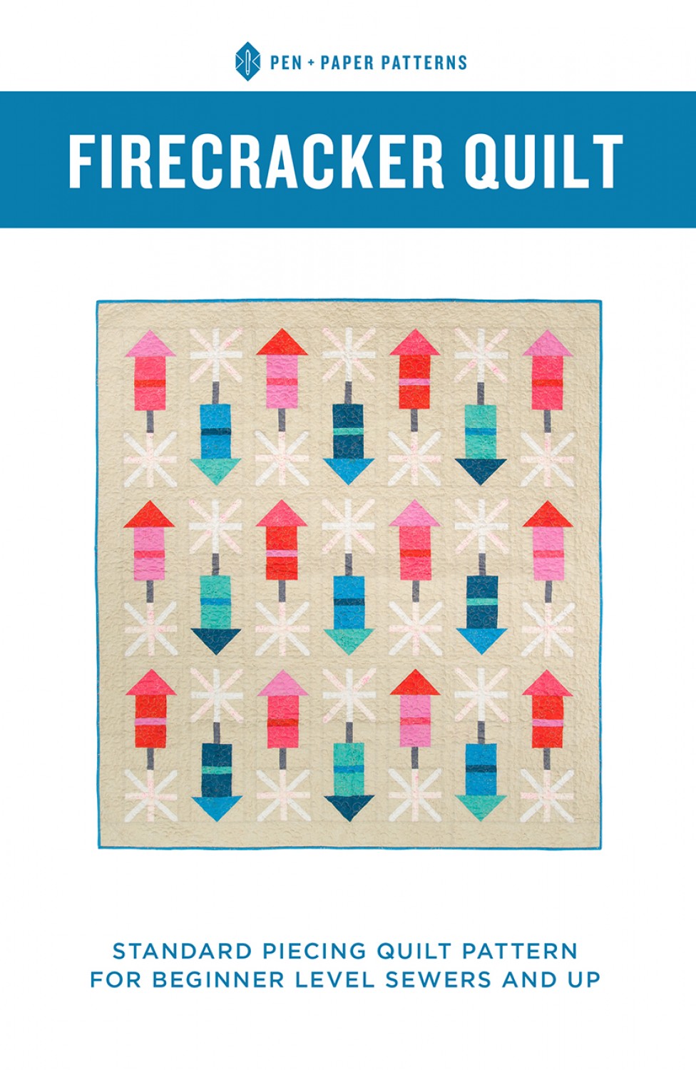 Firecracker Quilt Pattern by Pen + Paper Patterns