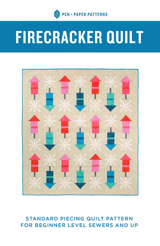 Firecracker Quilt Pattern by Pen + Paper Patterns