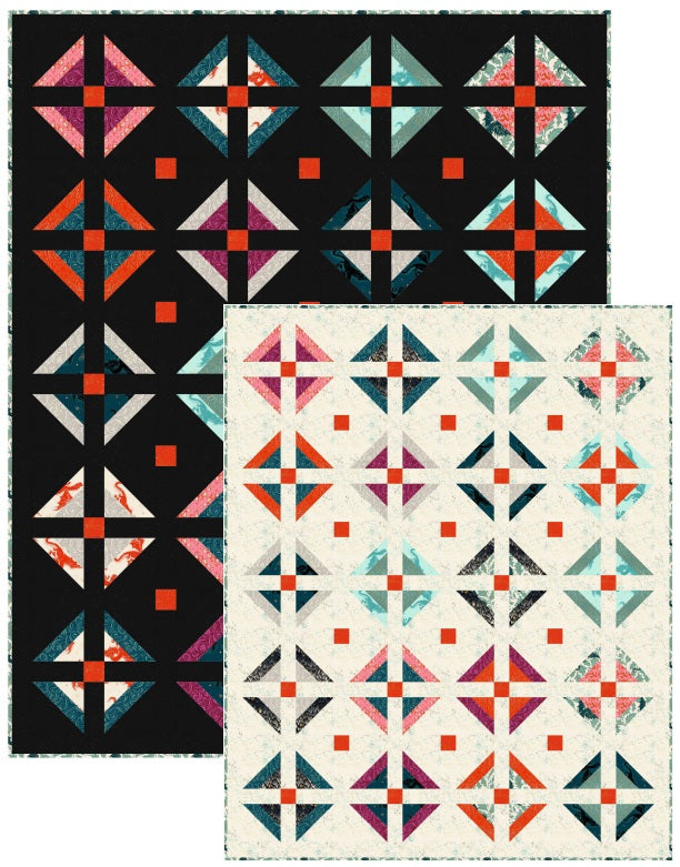 Fireglow by Sarah Watts : Hartwell Quilt Kit - Dark or Light