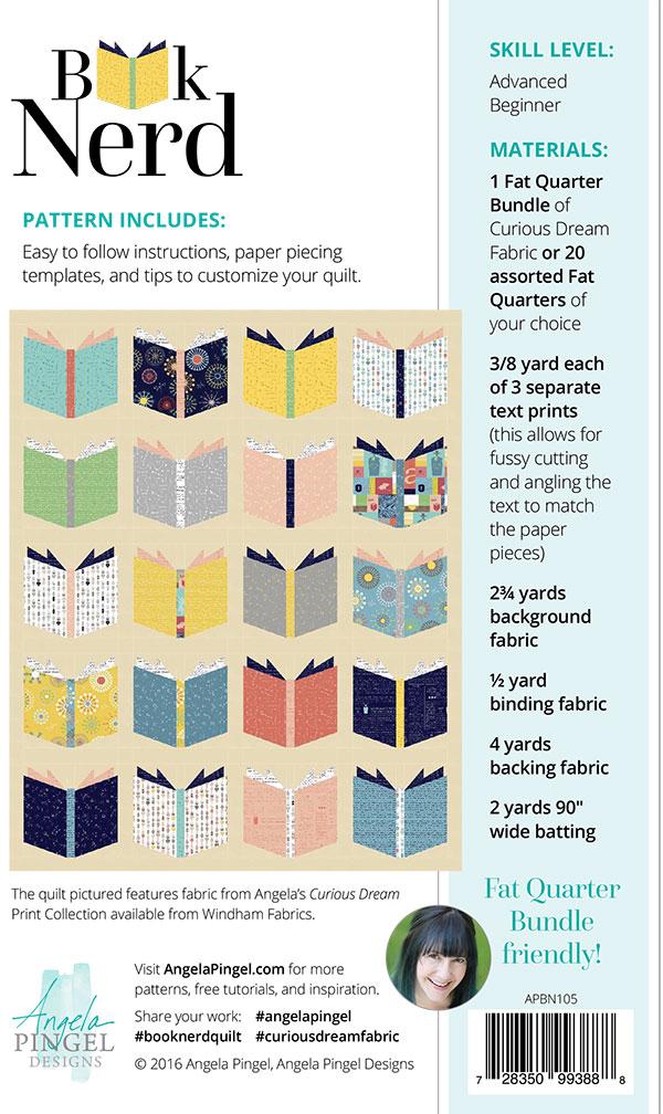 Fireglow by Sarah Watts REPRINT : Book Nerd Quilt Kit