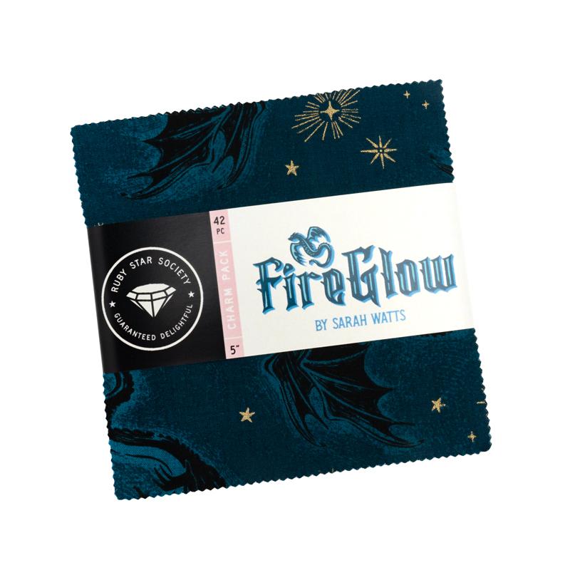 Fireglow by Sarah Watts : Charm Pack