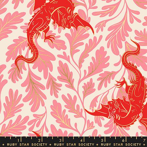 Fireglow by Sarah Watts REPRINT : Dragon Lair Metallic Dark Ruby RS2132 12M