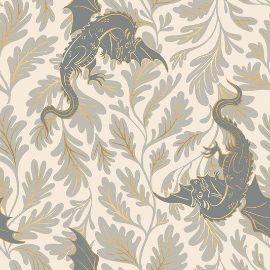 Fireglow by Sarah Watts REPRINT : Dragon Lair Metallic Oyster RS2132 11M