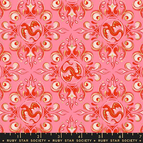 Fireglow by Sarah Watts REPRINT : Emblem Metallic Dark Ruby RS2136 12M