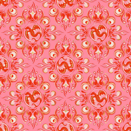 Fireglow by Sarah Watts REPRINT : Emblem Metallic Dark Ruby RS2136 12M