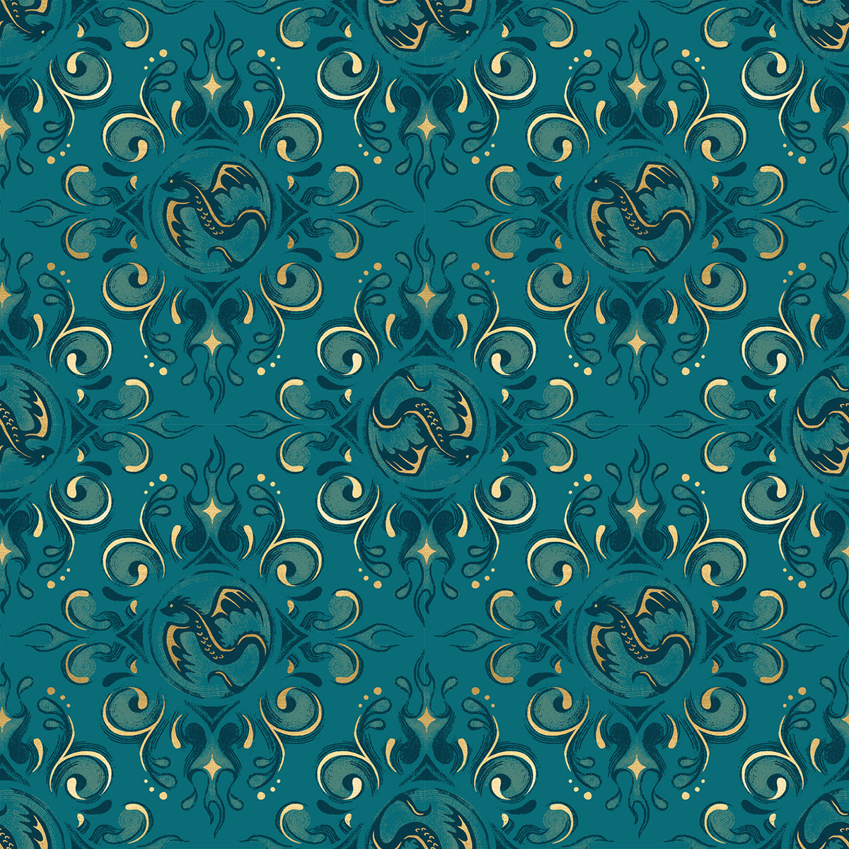 Fireglow by Sarah Watts REPRINT : Emblem Metallic Galaxy RS2136 14M