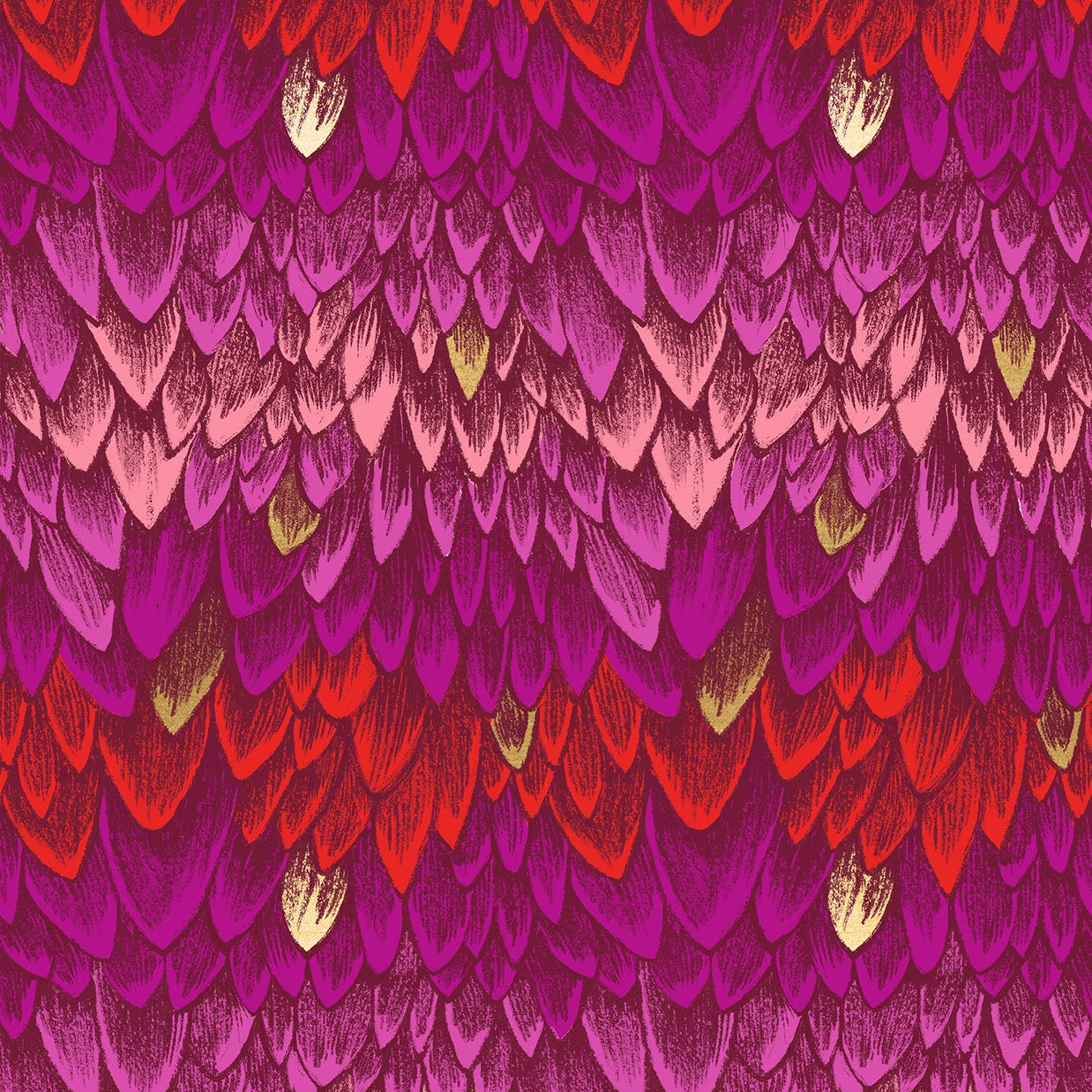 Fireglow by Sarah Watts REPRINT : Scales Metallic Rose RS2134 11M