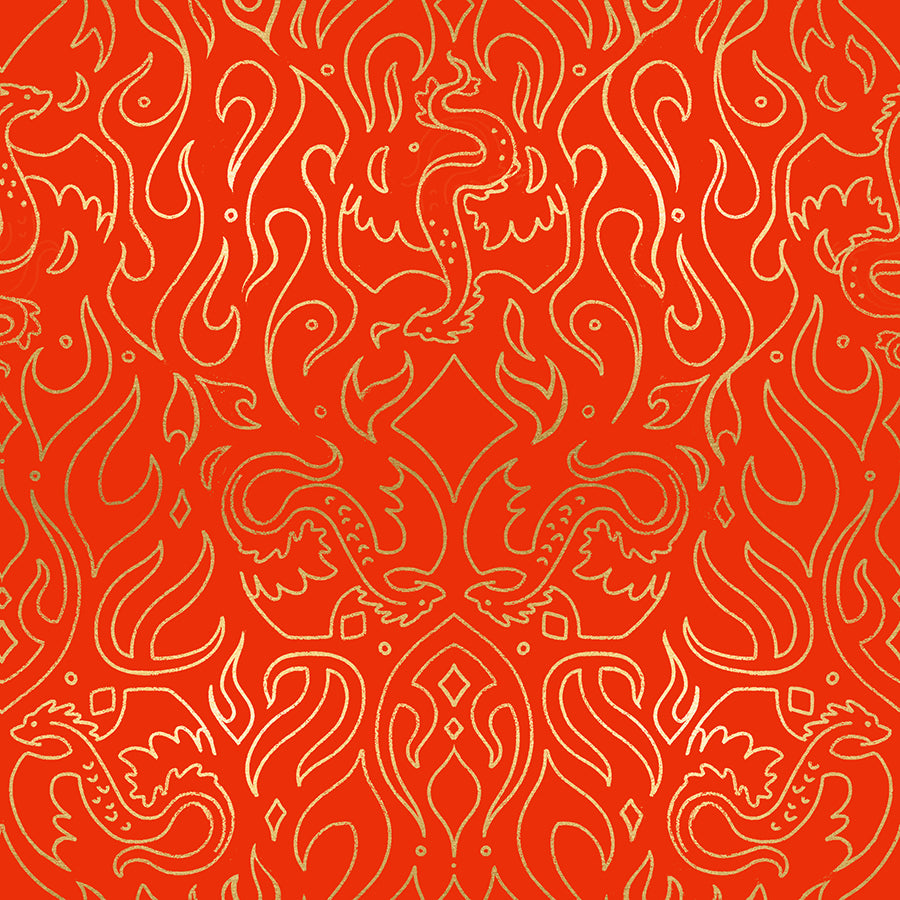 Fireglow by Sarah Watts REPRINT : Scribe Metallic Dark Ruby RS2137 12M